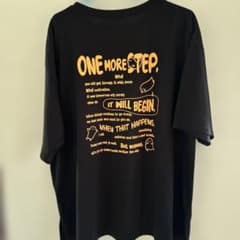 【美品】蛍光文字Tシャツ　4Lのサムネイル