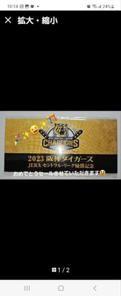 阪神タイガース記念切符のサムネイル