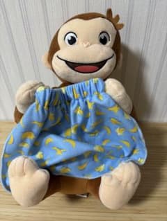 おさるのジョージ L ぬいぐるみ いないいないばあ ポーズのサムネイル