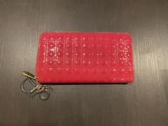 Dior/サイフ/カナージュ/ロゴ/チャーム/ピンク/エナメルのサムネイル