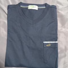 Crocodile Vネック Tシャツ ネイビー Mサイズのサムネイル