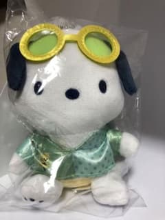 サンリオハッピーくじ　ナイトプール　ポチャッコ　ぬいぐるみのサムネイル