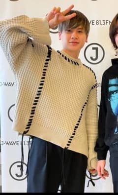 新品未使用品 　BE:FIRST　ビーファースト　マナト私服、レオ着用 ニット 新品未使用品 BE:FIRST ビーファースト マナト私服、レオ着用