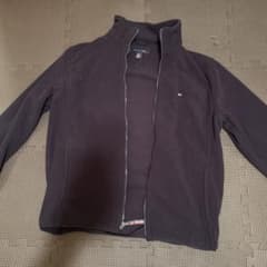 TOMMY HILFIGER フリースジャケット ブラックのサムネイル