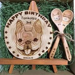 ちい様専用ページ 天然木に描いた 似顔絵オーダーのサムネイル