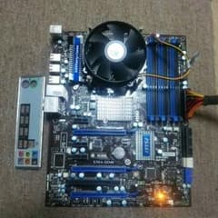 X58A-SD40/LGA1366/ジャンク扱い品/通電確認のみ確認/ファン付きのサムネイル