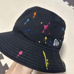 NEW ERA バケット01スプラッシュエンブロイダリーブラックのサムネイル