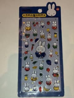 【韓国購入】miffy ミッフィー クリスタルステッカーのサムネイル