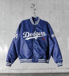 限定即完売 MLBドジャース バーシティジャケット ブルー サナ