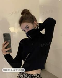 shein ニット ショート丈のサムネイル