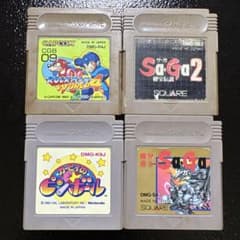 ロックマンワールド4 サガ1.2 カービィーのピンボール ゲームボーイ