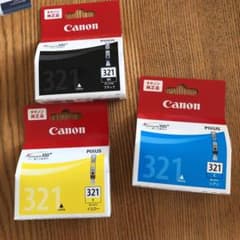 Canon BCI-321C 321BK 321Ｙ　3つセットのサムネイル