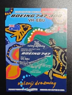 カンタス航空 Airlinertags B747-300 コンビ色 - メルカリ