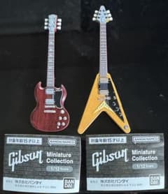 Gibson ミニチュアギターコレクション 1/12スケール 本体2種セット