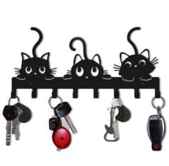 猫 シルエット 壁掛けフック（キーフック／ウォールフック）ネジ・粘着フック付きのサムネイル