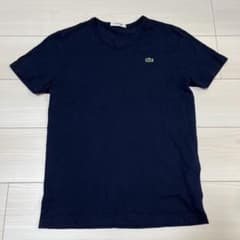 LACOSTE Vネック Tシャツ ネイビー 2