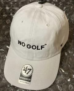 柴　47 NO COFFEE NO GOLF ホワイト　キャップ 47 NO COFFEE NO GOLF ホワイト キャップ - メルカリ