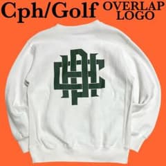 Cph/Golf キャプテンズヘルム ゴルフ オーバーラップロゴ スウェット M