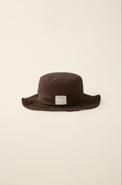 n*n様 ZARA CARAMEL バケットハット　ブラウン　S 新品未使用】CARAMEL×ZARA バケットハット ブラウンS - メルカリ