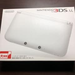 ニンテンドー3DS LL ホワイト(箱有り、保護フィルム付き)のサムネイル