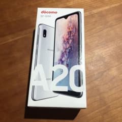 docomo Galaxy A20 SC-02M Whiteのサムネイル