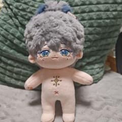 ぬいぐるみ 本体 グレー髪 星刺繍のサムネイル