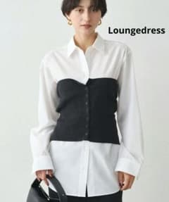 [KR]【Loungedress】シャツ＋ニットビスチェセット 이미지
