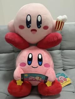 一番くじ 星のカービィ ぽよぽよ☆カービィぬいぐるみスマホスタンド ポップコーンのサムネイル