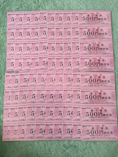 （株）テイツー　株主優待券40000円分（500円×80枚）のサムネイル