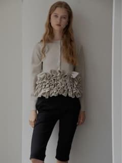 trefle+1】トレフルプラスワン ラメスワンカーディガン - メルカリ