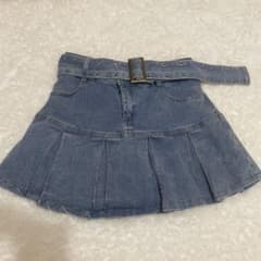 SEONGS.Seoul 購入品　デニムブルー プリーツミニスカートのサムネイル