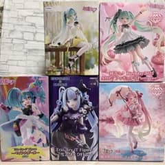 【初音ミク】雪ミク・ペイント・Birthday・桜・カナリア 5個セット 初音ミク】雪ミククロミ・ペイント・Birthday・桜・カナリア・5個