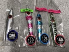 ゼスタメタルジグ 200g 180g 180g 150g 4本セットのサムネイル