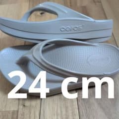 OOFOS ウーフォス OOmega ノマド 24㎝ オーメガ 厚底 ベージュ - メルカリ