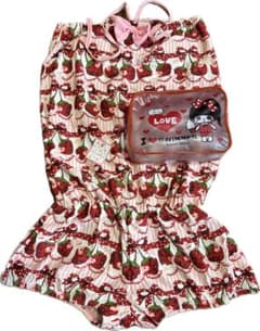 swimmer ストロベリー柄 ワンピース水着 ポーチ付き