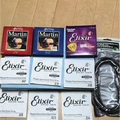 未使用  ギター弦  エリクサー マーチン  シールドのサムネイル