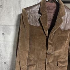 【Vintage jacket】ヴィンテージジャケット　リアルレザー×コットンのサムネイル