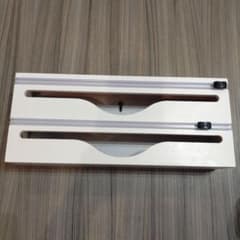さ*ら様 ラップケース 2連 ホワイト キッチン収納のサムネイル
