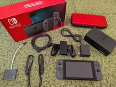 SWITCH 本体 一式 グレー ジョイスティック少々難あり 専用ケース セット SWITCH 本体 一式 グレー ジョイスティック少々難あり 専用ケース