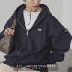 【MOO】さん専用PENNEYS 別注 THE FOX ジップパーカー ネイビーのサムネイル