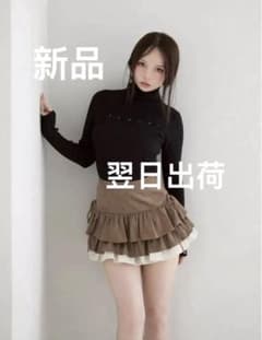 大人気】mel gather skirt brown andmary - メルカリ