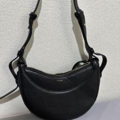POLENE ポレーヌ ヌメロディックス ショルダーバッグ 三日月 黒のサムネイル