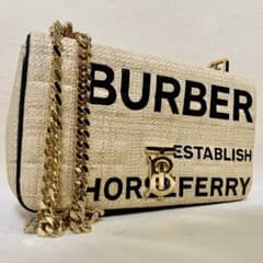 【美品】BURBERRY 2way ホースフェリー チェーン ショルダーバッグのサムネイル