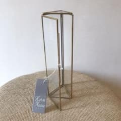 真鍮とガラス　トライアングルケースのサムネイル