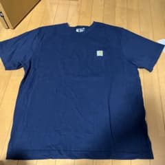 Carhartt ポケット付き Tシャツ ネイビーのサムネイル