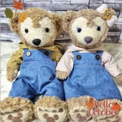 ダッフィー コスチューム ハンドメイド パーカー×サロペット 秋 - メルカリ