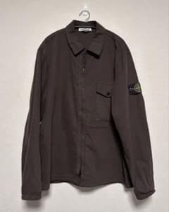 stone island ダークブラウン　シャツジャケットのサムネイル