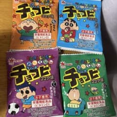 크레용 신짱 환대 라무네초코비 4 봉지 세트