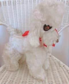 Vintage Antique Poodle Stuffed Animal