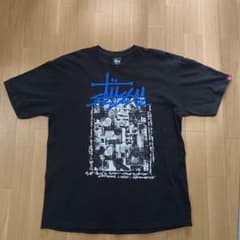 Stussy futuraコラボ Tシャツ ブラック Lのサムネイル